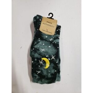 Free Authority Socks Mens 10-13 Gray Tie Dye Cotton Blend Casual Wear Crew Socks